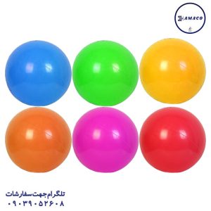 عکس اسباب بازی های پسرانه توپ سوزنی رنگی بزرگ (ب)