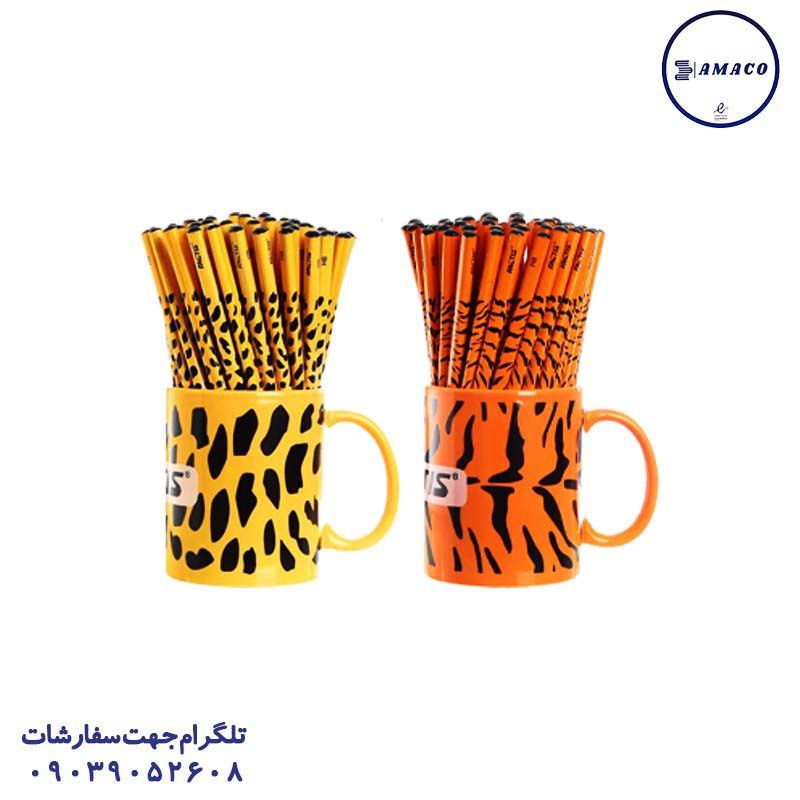 خرید مداد مشکی ماگ طرح حشرات فکتیس عکس مداد مداد مشکی ماگ طرح حشرات فکتیس