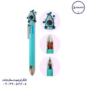 عکس اتود و خودکار فانتزی خودکار فانتزی فشاری 6 رنگ