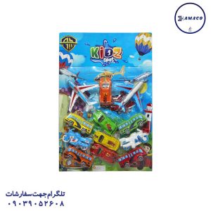عکس اسباب بازی های عمومی ست ماشین 12 عددی نقلیه روکارتی (ب)