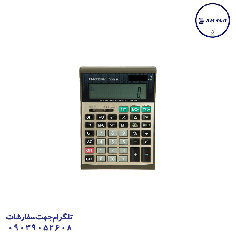 خرید ماشین حساب 2837 آر پی 12 کاتیگا عکس ماشین حساب ماشین حساب 2837 آر پی 12 کاتیگا