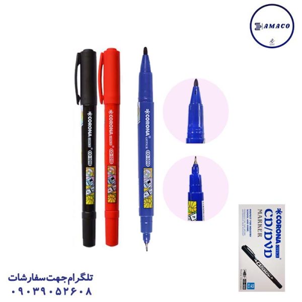 عکس نوشت افزار ماژیک سی دی کد1010 (864*12) کرونا