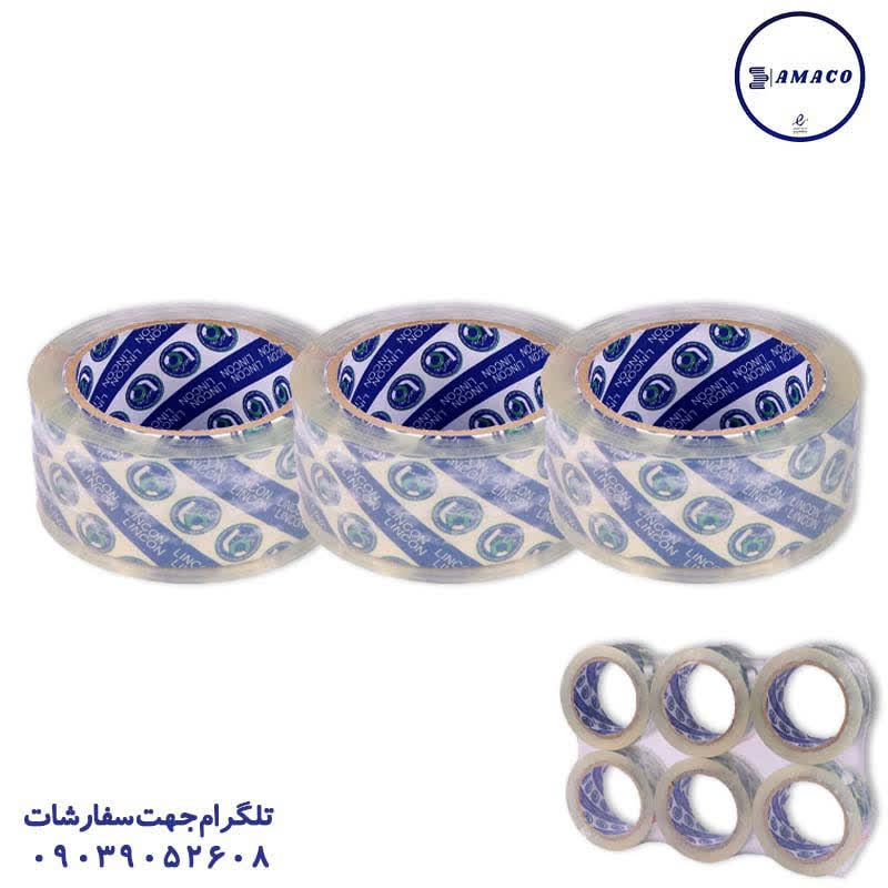 خرید چسب پهن 90 یارد لینکن عکس چسب نواری چسب پهن 90 یارد لینکن