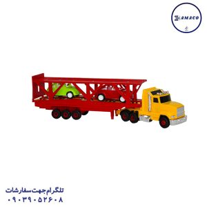 عکس اسباب بازی های پسرانه تریلی ماشین بر کوچک وکیوم (ب) درج
