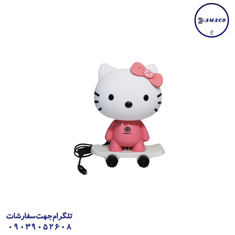خرید چراغ خواب کیتی اسکیت دار عکس اسباب بازی های عمومی چراغ خواب کیتی اسکیت دار