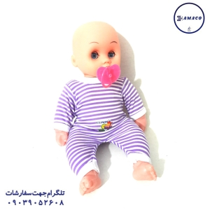 عکس اسباب بازی های دخترانه عروسک موزیکال پستونک دار سلفونی (ب)