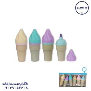 عکس ماژیک ماژیک فسفری طرح بستنی قیفی  803