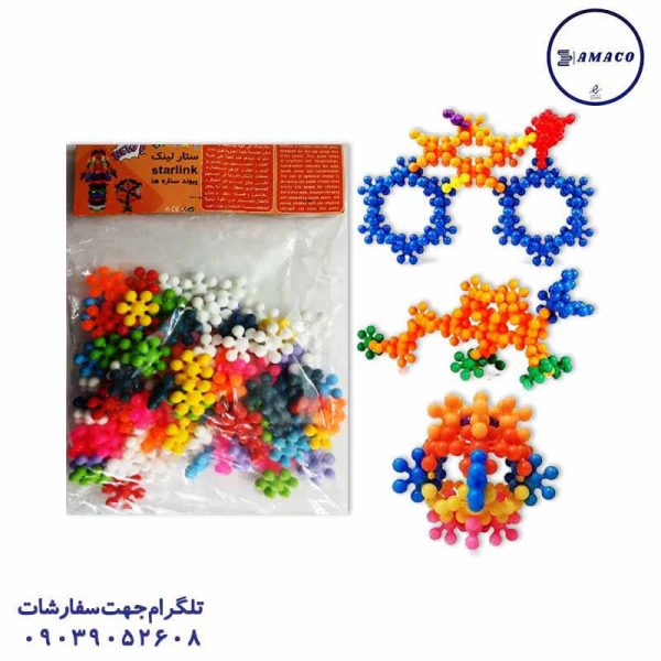 عکس بازی فکری پیوند ستاره ها 100 قطعه سلفونی شایان