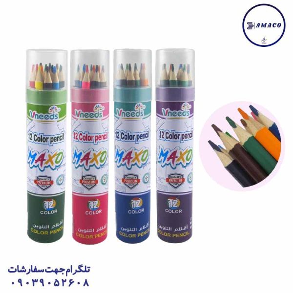 عکس مدادرنگی مداد رنگی 12 استوانه ونیدس