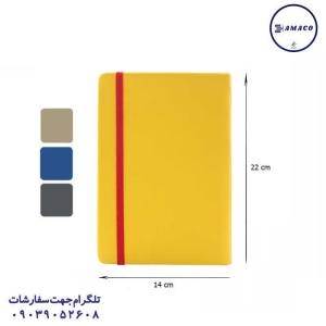 عکس دفترچه یادداشت اروپایی 100 چرمی سامان 342 دایان