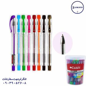 عکس نوشت افزار خودکار فینو رنگی نوک 1 کنکو