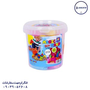 عکس خمیر بازی و شن جادویی شن جادوئی 1 کیلو گرمی بردیا