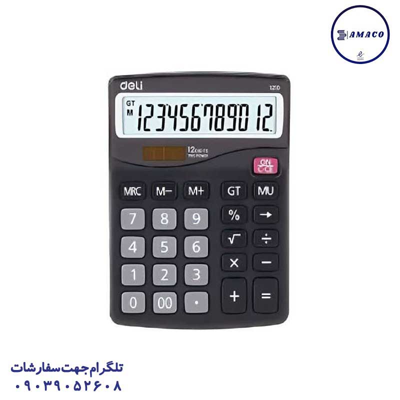 خرید ماشین حساب کد 1210 دلی عکس ملزومات اداری ماشین حساب کد 1210 دلی
