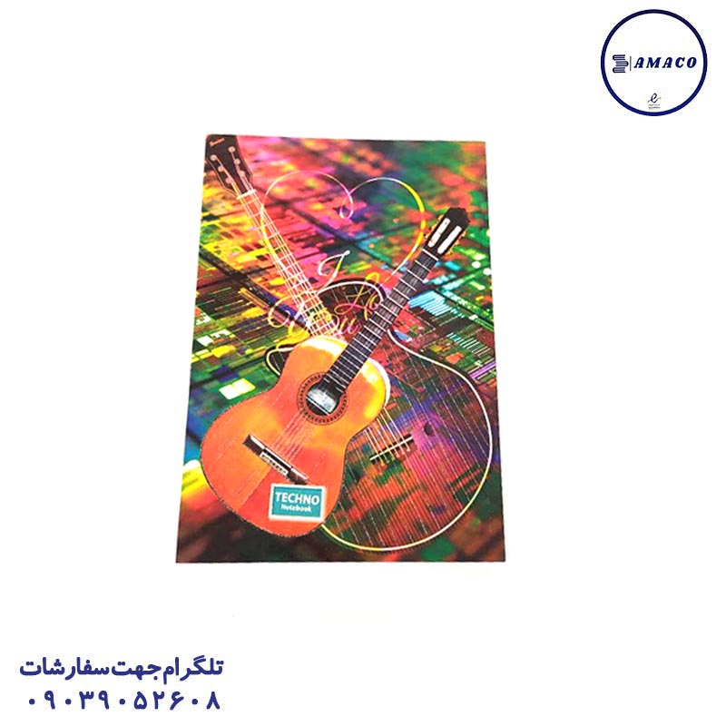 تکنو - دفتر 50 چهارخط ته چسب