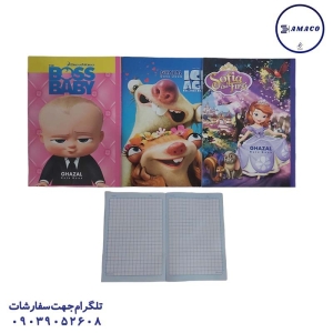 تکنو - دفتر 30 شطرنجی درشت ته دوخت