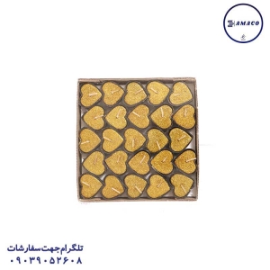 عکس لوازم جشن شمع وارمر اکلیلی قلبی 50 عددی تولد