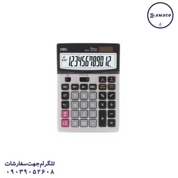 عکس ماشین حساب ماشین حساب چک کن دار کد 1654 دلی