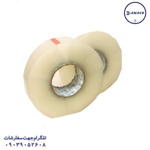 عکس چسب نواری چسب پهن 500 یارد 40 میکرون 50040 کارن