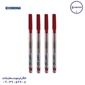عکس نوشت افزار خودکار 2208 قرمز کرونا