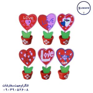 عکس تحریر فانتزی گیره چوبی بزرگ گلدونی