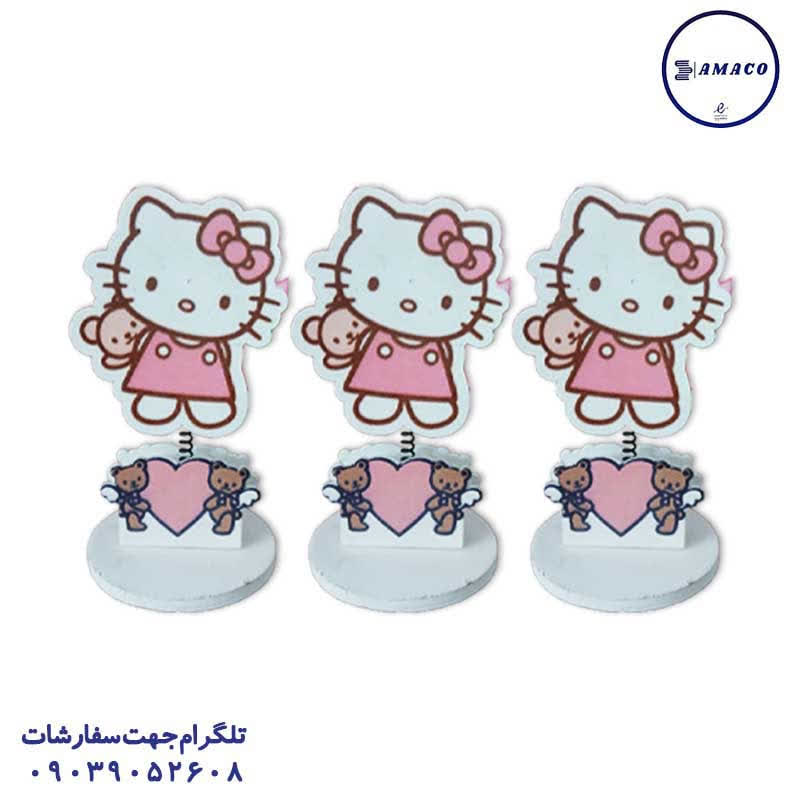 خرید گیره چوبی بزرگ گلدونی عکس تحریر فانتزی گیره چوبی بزرگ گلدونی