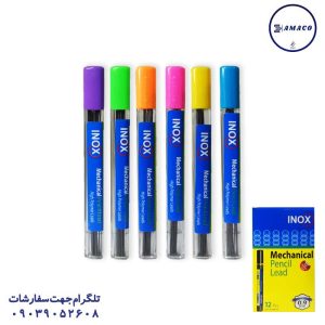 عکس نوشت افزار مغز اتود بلند اینوکس