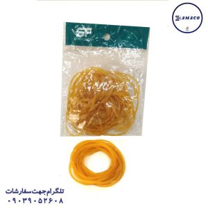 عکس ملزومات اداری کش پول زرد 25 گرمی پارس