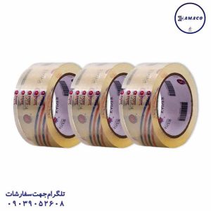 عکس چسب پهن چسب پهن 90 یارد 45 میکرون کد 100 کایزر