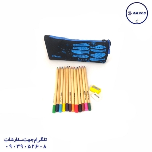 عکس سایر جامدادی با مداد رنگی 536 استورم