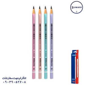 عکس مداد مداد مشکی 3 گوش  برایت لاین کد 310103 استورم