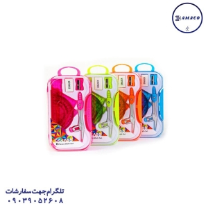 عکس لوازم کمک آموزشی ست پرگار 313 مدادی سیکلاس