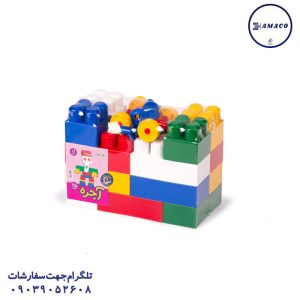 عکس اسباب بازی های عمومی آجره 25 تکه