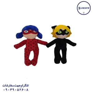 عکس بدون دسته‌بندی **عروسک دختر کفشدوزکی و پسرگربه ای