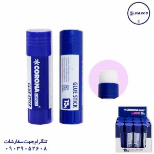 عکس چسب ماتیکی چسب ماتیکی 15 گرم 6015 (12 عددی) کرونا