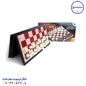 عکس بازی فکری شطرنج کیفی تاشو کوچک