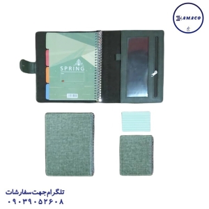 عکس بدون دسته‌بندی ست کلاسور دفترچه و پشت چسبدار دات