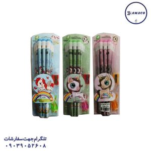 عکس مداد مداد مشکی 12عددی فانتزی 2075