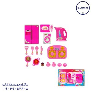 عکس اسباب بازی های دخترانه ست آشپزخانه سیندرلا 2029  (ب) گلدن توی