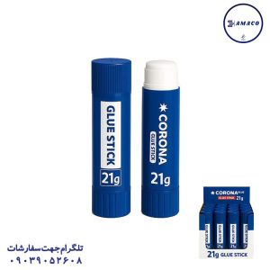 عکس چسب ماتیکی چسب ماتیکی 21 گرم6021(12 عددی) کرونا