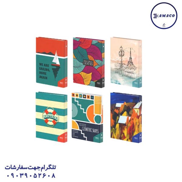 عکس دفتر کلاسوری کلاسور 100 قفل فلز 288 (12) الیپون