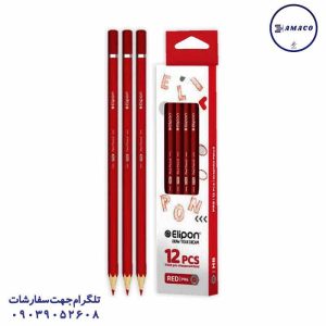 عکس مداد مداد قرمز 6 گوش الیپون