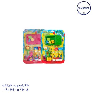 عکس گواش و رنگ انگشتی رنگ انگشتی 3 رنگ تیوپی با ابزار 7020 آریا