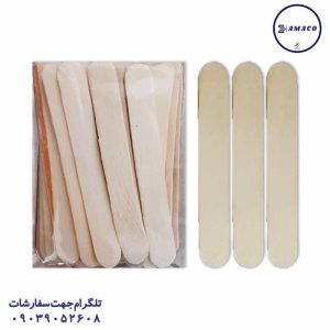 عکس لوازم کمک آموزشی چوب بستنی 2 سانت سفید اعلا