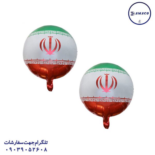 عکس لوازم جشن بادکنک فویلی پرچم ایران تولد