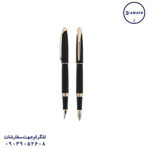 عکس سایر خودنویس رینگ مشکی گیره زرد FP یوروپن