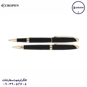 عکس نوشت افزار جفتی خودکار و روان نویس رینگ (BP+RP) یوروپن