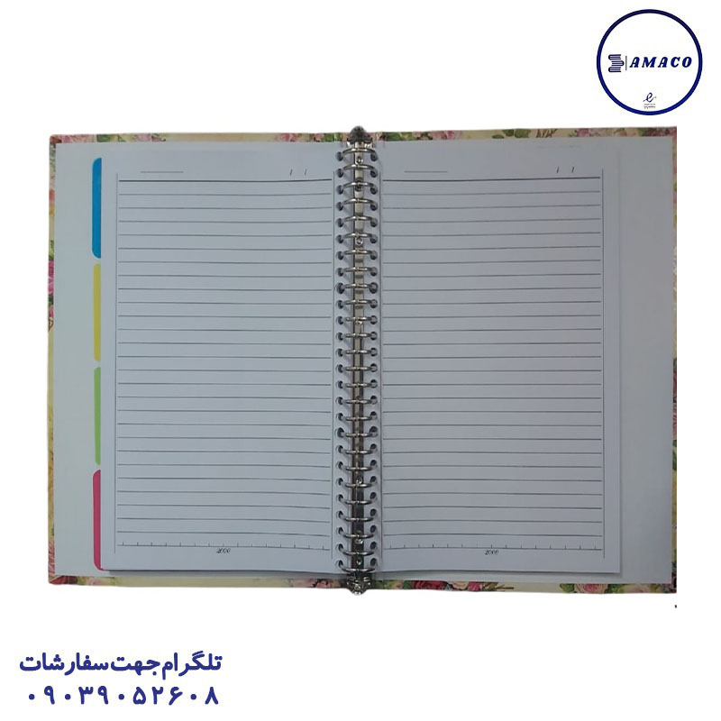 خرید کلاسور 100 سلفون قفل فلز 2000 عکس دفتر کلاسوری کلاسور 100 سلفون قفل فلز 2000