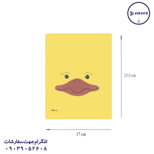 عکس دفتر ته چسب دفتر 200 خطی رحلی جلد سخت 251 (12) الیپون