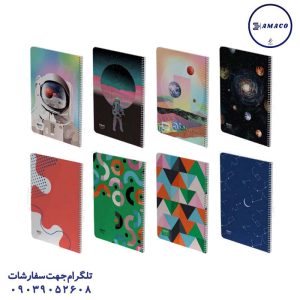 عکس دفتر فنری دفتر 80 خطی 2 جلدی  234 و 236 الیپون