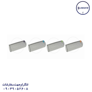 عکس سایر جامدادی استوانه ای تک زیپ نقره ای 3049 استورم